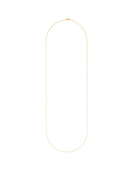 Loquet London Metallic 14k Gold Dotted Chain Necklace