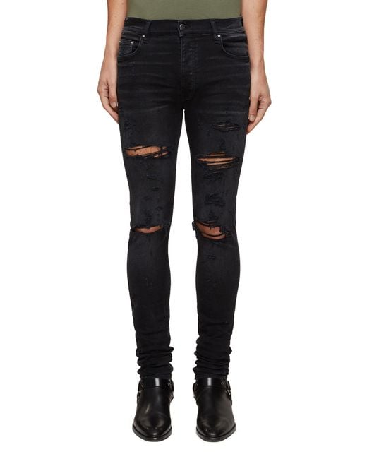 amiri ripped jeans mens