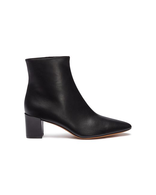 Vince lanica Leather Ankle Boots in Black Lyst