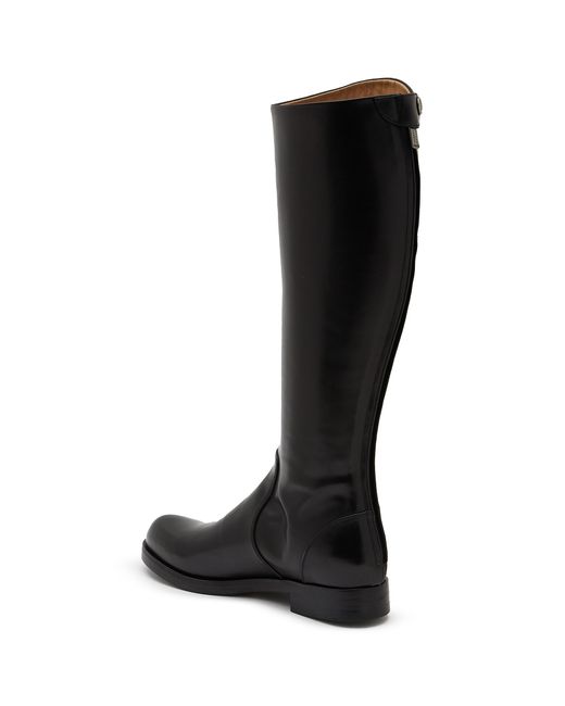 Alberto Fasciani Camil Tall Leather Riding Boots in Black | Lyst