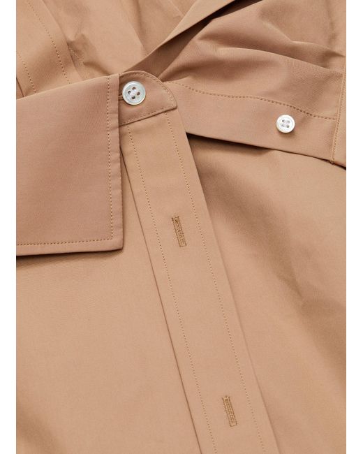 alexander wang deconstructed cotton shirt