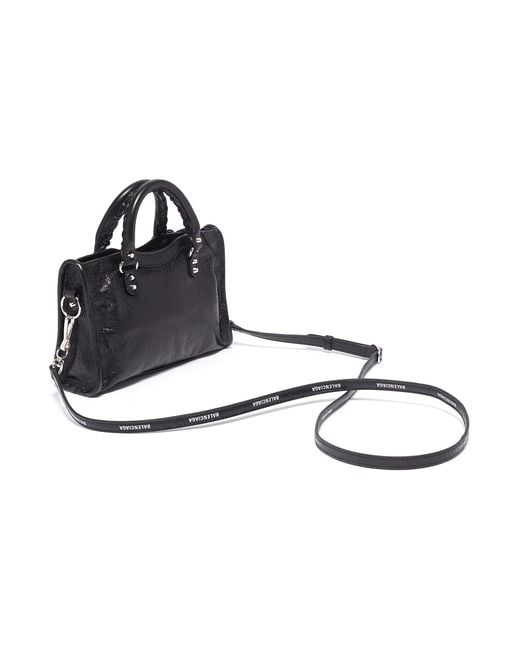 balenciaga mini city logo strap