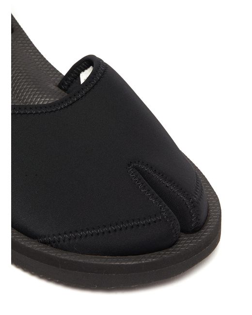 Suicoke X Toga 'vita' Buckle Tabi Sandals in Black for Men | Lyst
