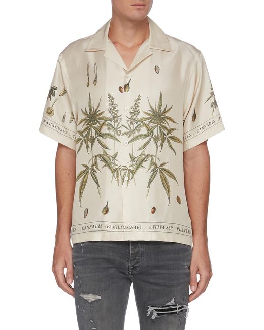 botanical print shirt