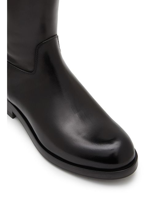 Alberto Fasciani Eva Tall Leather Riding Boots in Black | Lyst