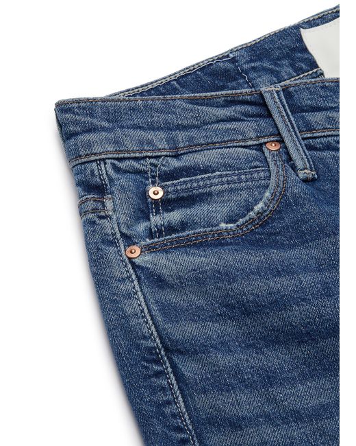 Mother Denim 'the Dazzler Mr' Whiskering Jeans in Blue - Lyst