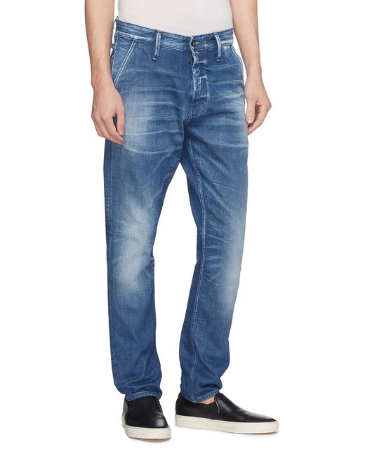 Denham Denim 'osaka' Distressed Carrot 