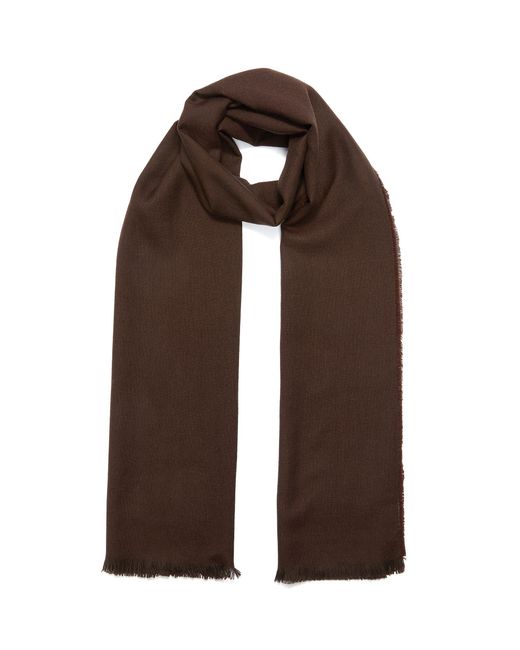 brown cashmere scarf
