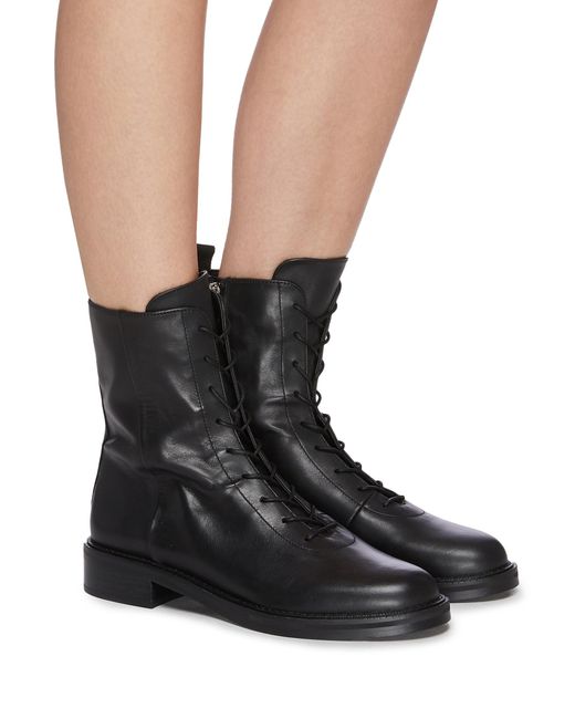 sam edelman studded combat boots