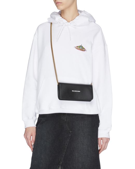 Balenciaga cash continental store wallet on chain