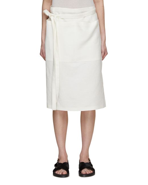 The Row White Lullin Skirt