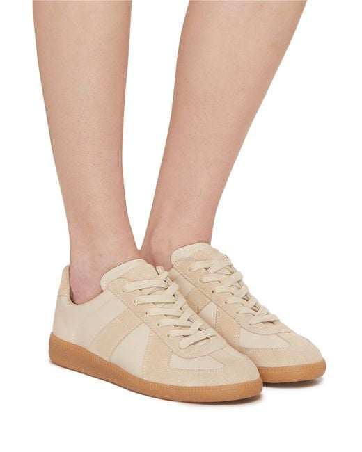 Maison Margiela Replica leather sneakers - Neutrals