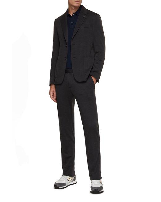 Lardini Easy Wear Single Breasted Suit in Black for Men | Lyst