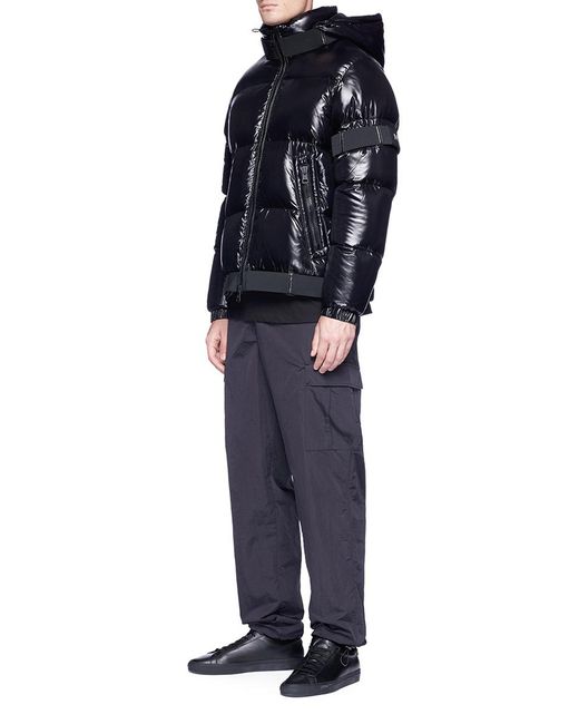 Moncler X Craig Green 'brook' Buckle Strap Down Puffer Jacket in Black for  Men | Lyst UK