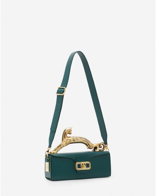 Lanvin Medium Leather Pencil Cat Bag in Green Lyst