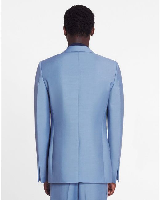 Lanvin Blue Single-breasted Suit Jacket for men