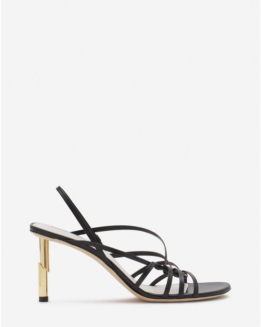 Lanvin White Séquence By Leather Sandals