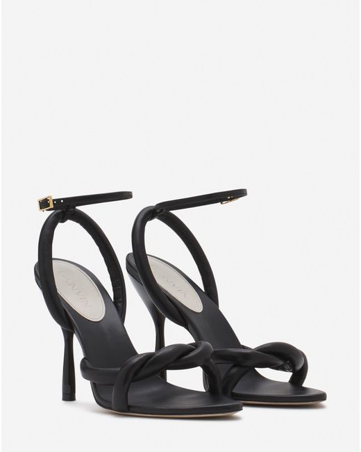Lanvin White Rythms By Leather Sandals