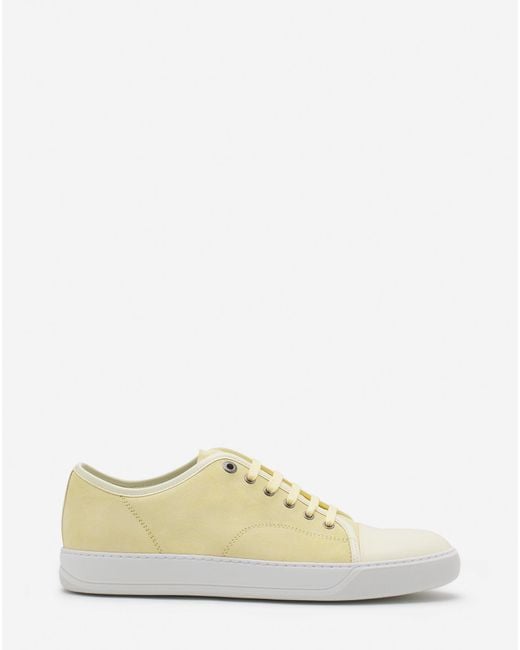 Lanvin Multicolor Dbb1 Leather And Suede Sneakers for men
