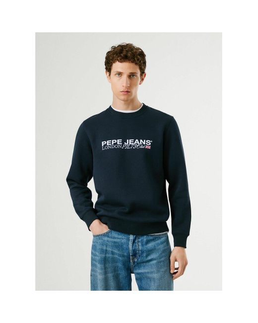 Sudadera de cuello redondo Matthew Pepe Jeans de hombre de color Blue