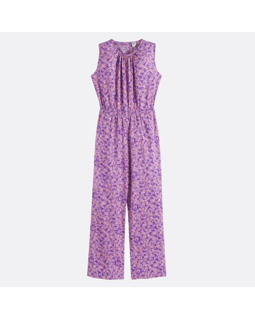 Mono estampado sin mangas LA REDOUTE de color Purple