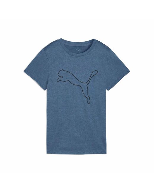 Camiseta deportiva de manga corta ESSENTIAL PUMA de color Blue