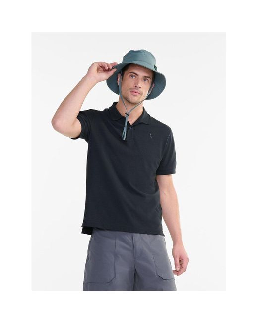 Polo de manga corta Dry Fast Aigle de hombre de color Blue