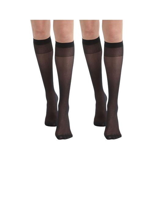 Lote de 4 pares de minimedias ECO Dim de color Black