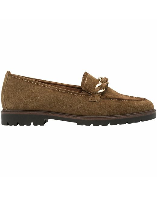 Mocasines de piel Tamaris de color Brown