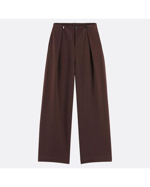 Pantalones de pernera ancha, JIO Suncoo de color Brown
