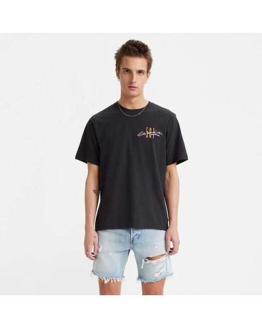 Camiseta amplia Levi's de hombre de color Black