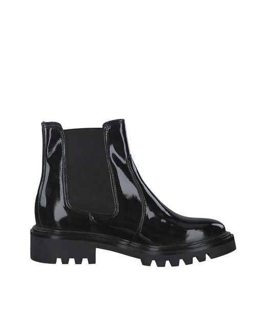 bottines chelsea vernies