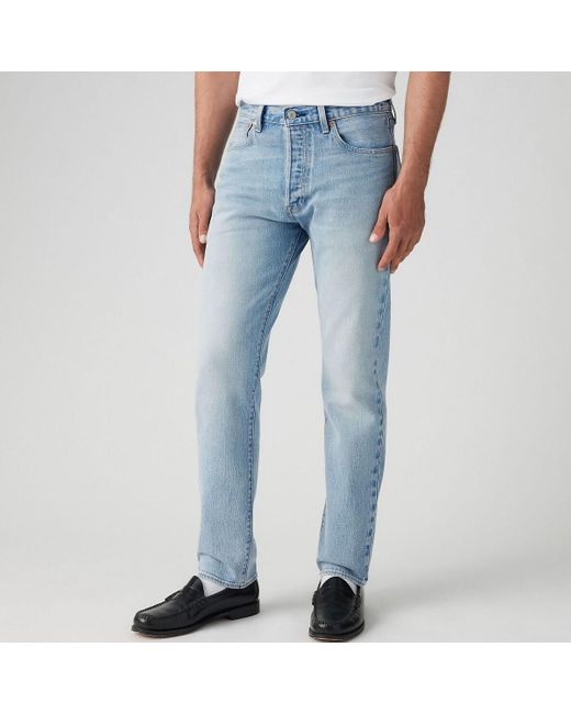 Vaqueros pitillo Taper 501 Levi's de hombre de color Blue