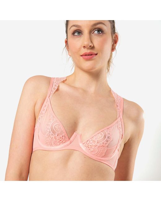 Sujetador balconnet Lift sublime SCANDALE ECO LINGERIE de color Pink