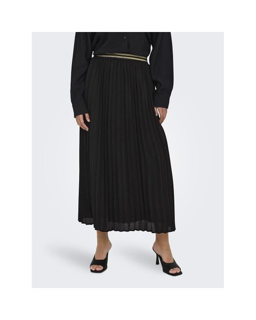 Falda larga ONLY de color Black