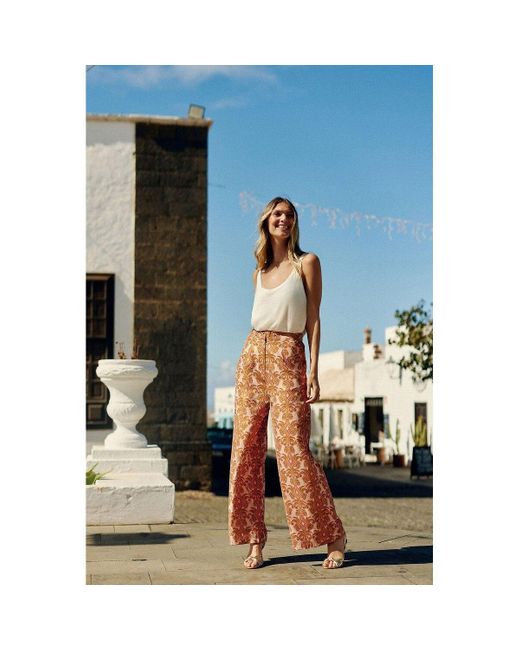 Pantalones anchos estampados, POLARIS La Petite Etoile de color Blue