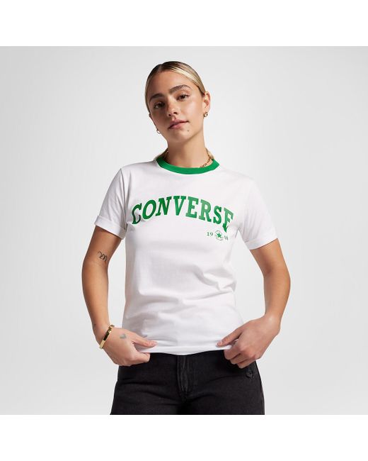 Camiseta Retro Chuck Converse de color White