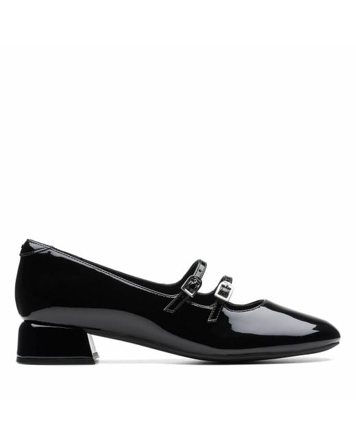 Merceditas charol Daiss30 Shine Clarks de color Negro Lyst