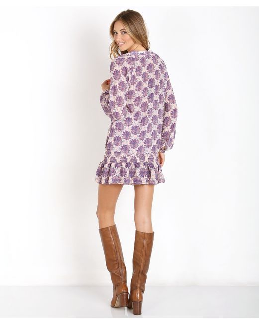 for love and lemons lilac mini dress