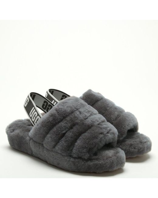 gray ugg slippers
