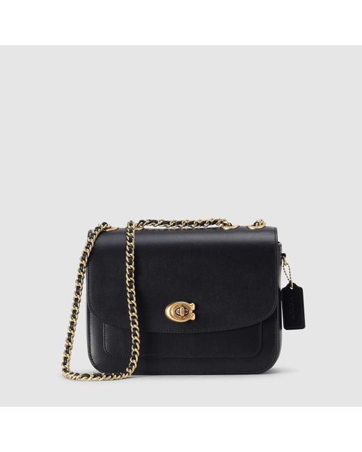 COACH Madison Shoulder Bag in Black Lyst