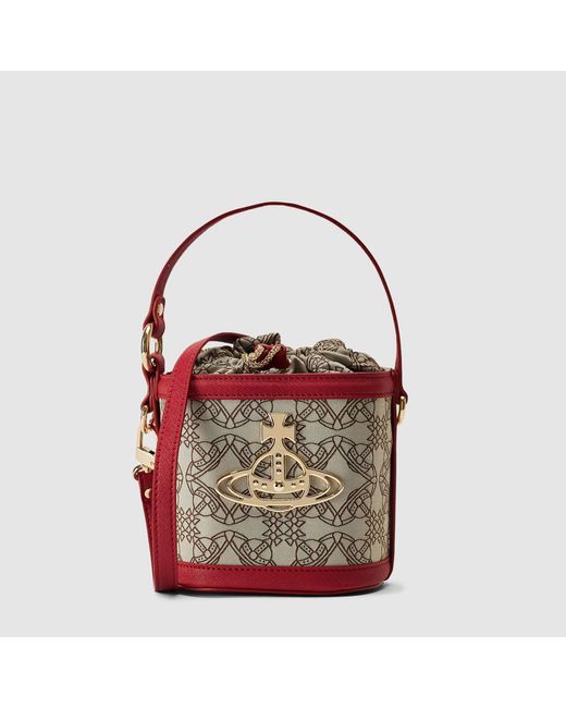 Vivienne Westwood Synthetic Daisy Bucket Cross Body Bag in Brown Lyst UK