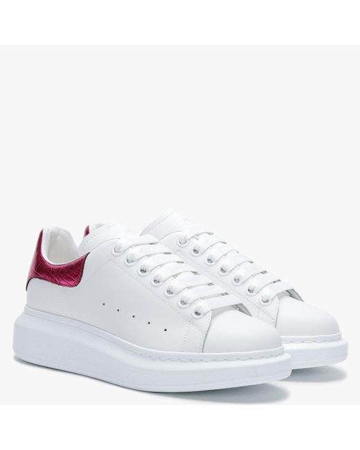 Alexander McQueen Oversized Cocktail Pink Flash Trainers - Lyst