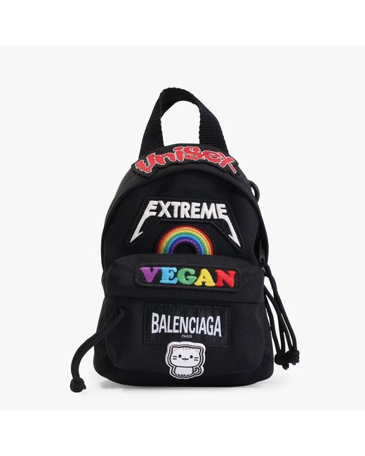 Balenciaga Mini Vegan Backpack in Black | Lyst