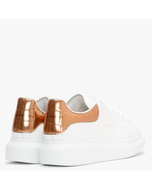 alexander mcqueen trainers rose gold