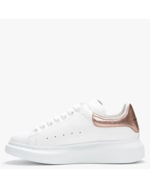 alexander mcqueen white and rose gold