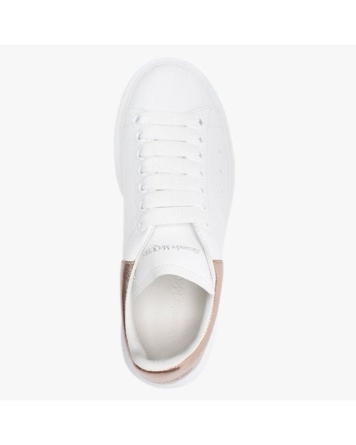 alexander mcqueen white and rose gold