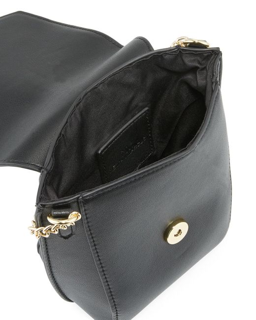 Neiman Marcus Darcy Small Crossbody Saddle Bag in Black - Lyst