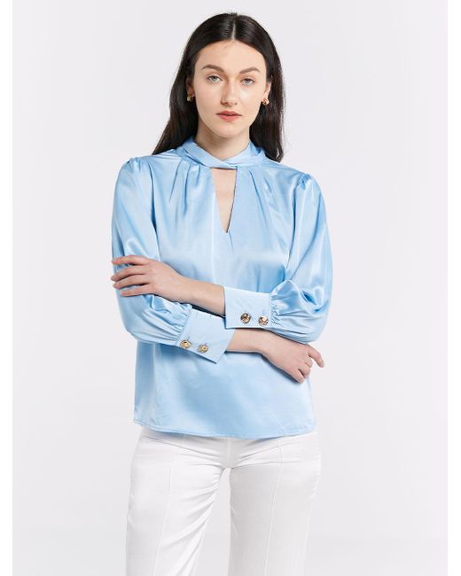 Lattelier Satin Effect Long-sleeve 