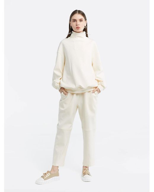 Lattelier Cotton Lounge Sweatshirt 